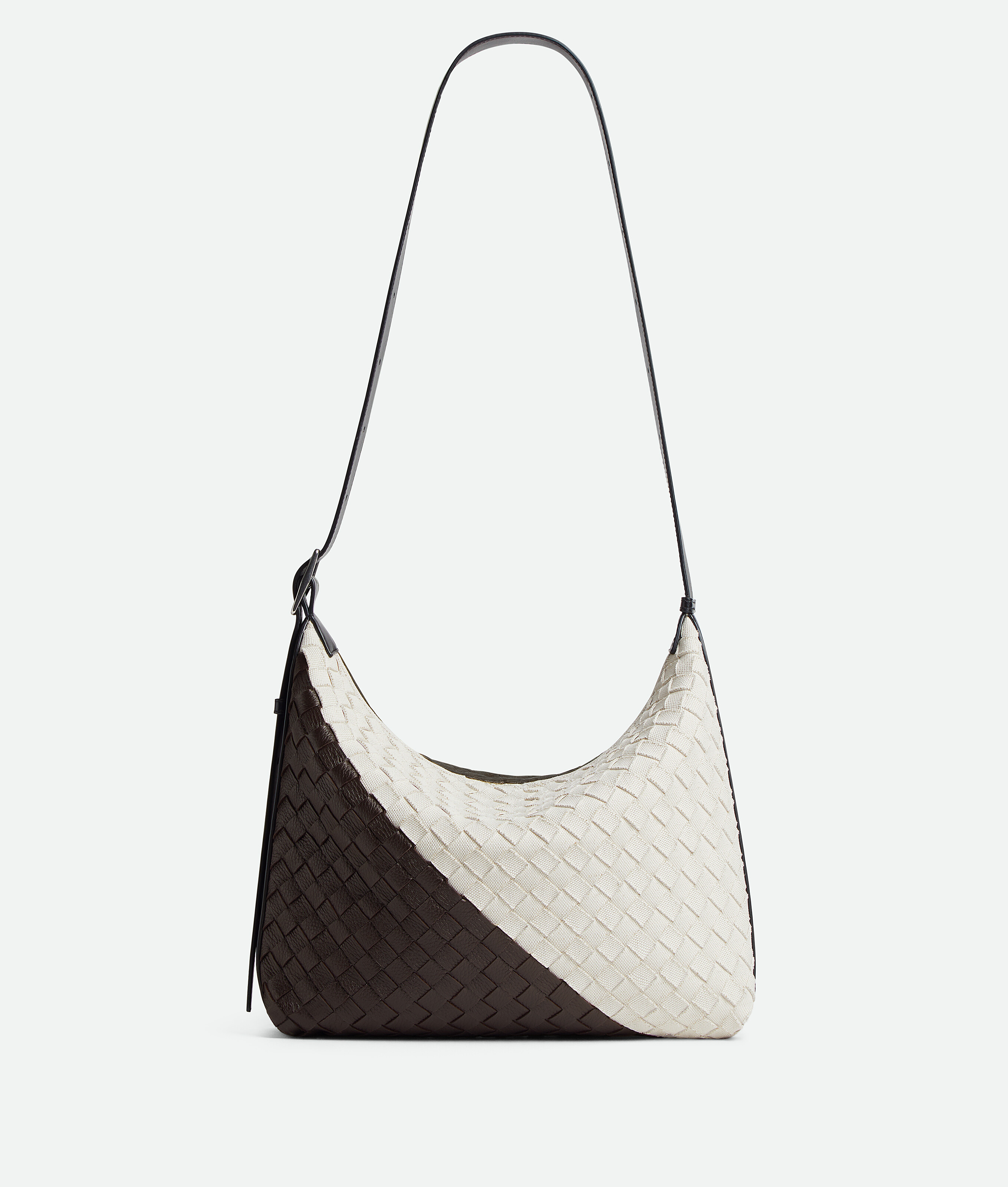 Bottega Veneta Traveler Petit Format - Black/kaki/fondant/natural - Homme -