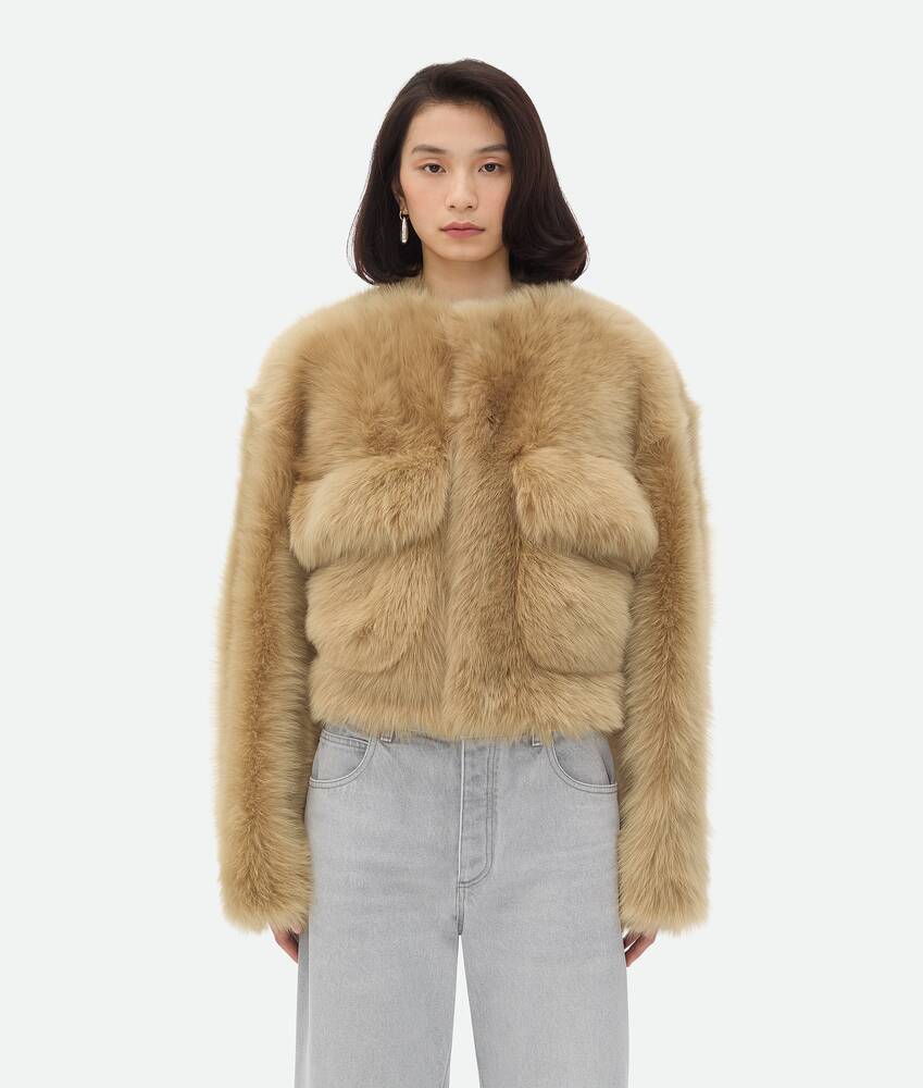 Ein größeres Bild des Produktes anzeigen 1 - Cropped Blouson aus Toscana-Shearling