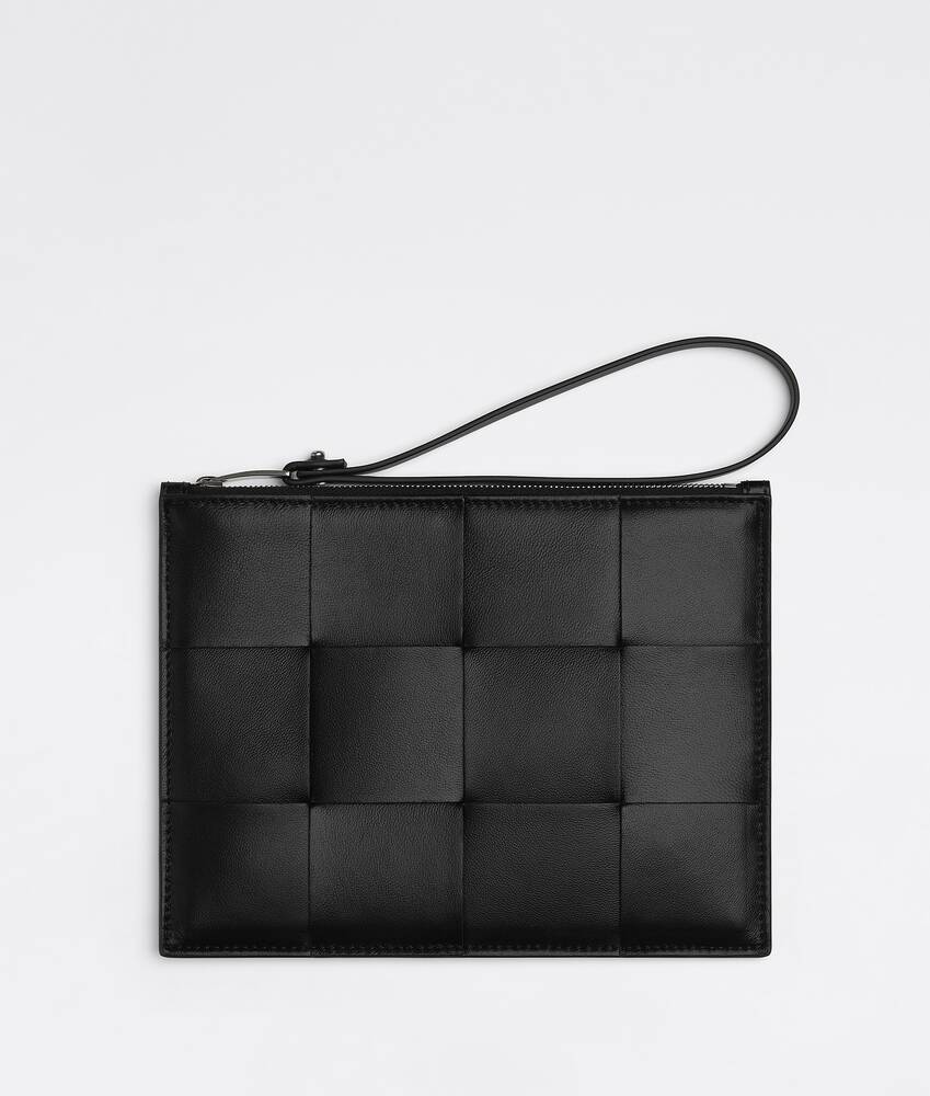 Bottega Veneta® Women's Bill Pouch in Black. Shop online now.