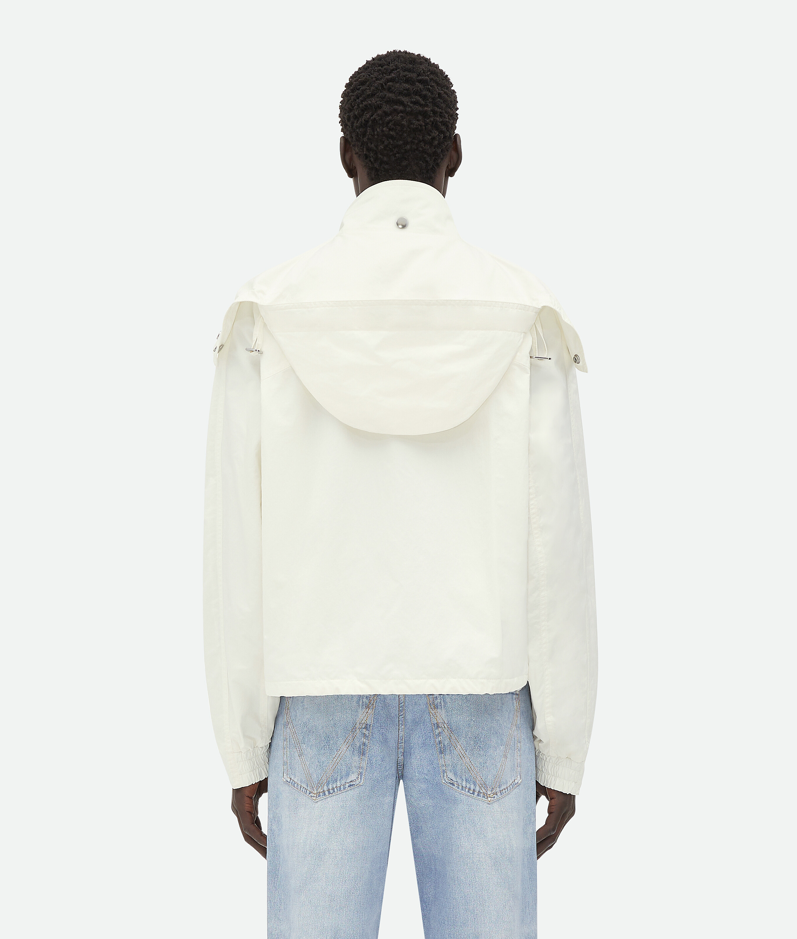 Bottega Veneta Tech Nylon Jacket In White