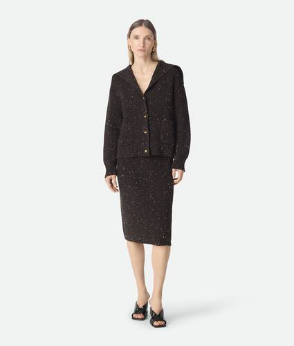 Wool English Rib Cardigan