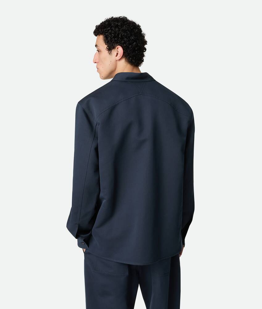 Display a large version of the product image 3 - Silk And Cotton Twill Shirt