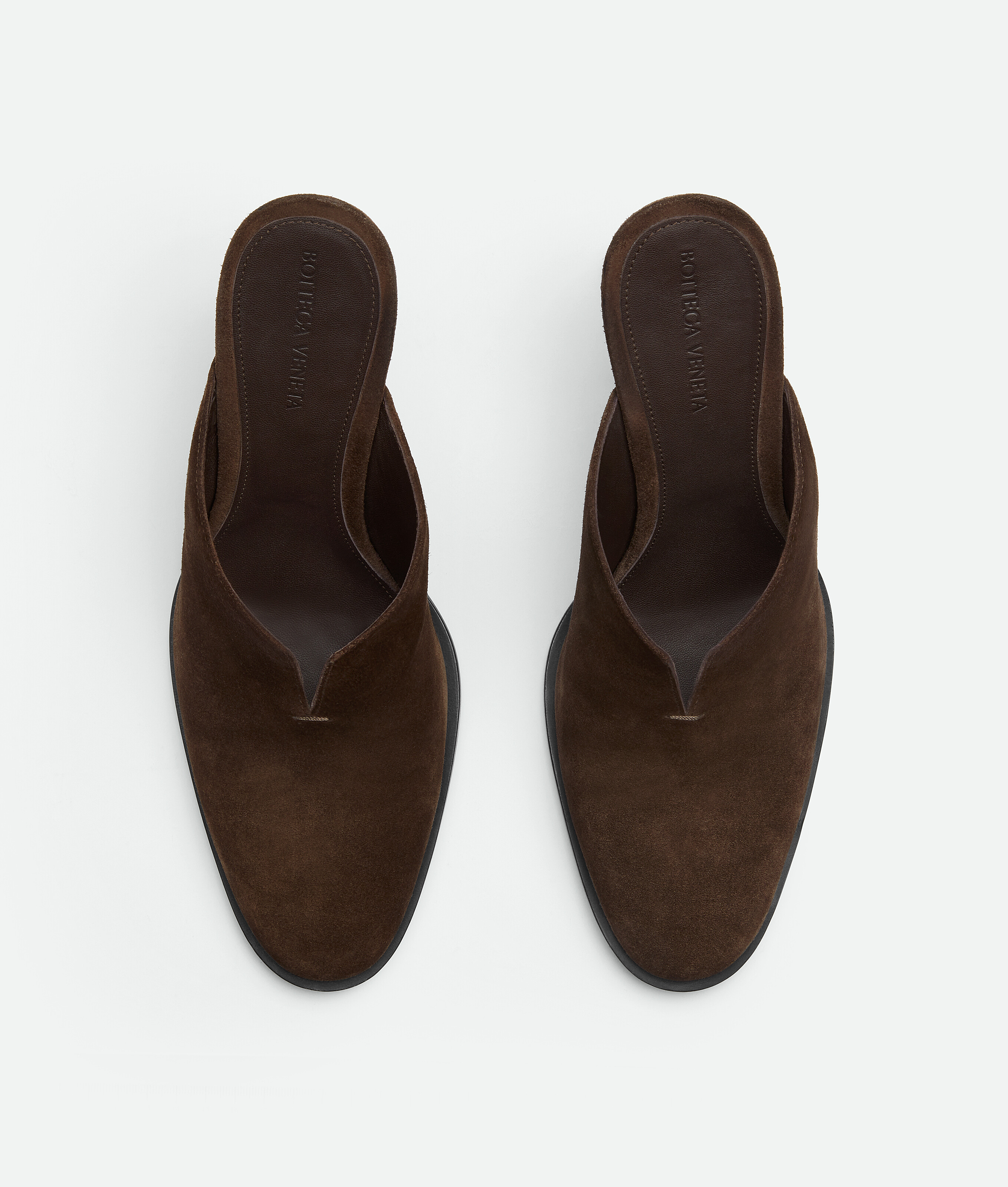 サンダル・ミュール BOTTEGA VENETA Brown suede Cha-Cha mules (787036V3QE1 2113) Bottega Veneta Women Brown Suede Cha-cha Mules | ModeSens