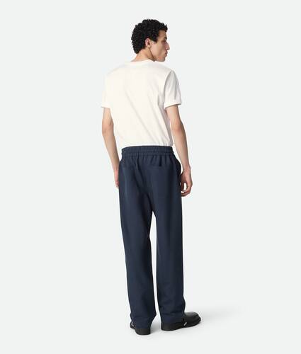 Silk And Cotton Twill Pants