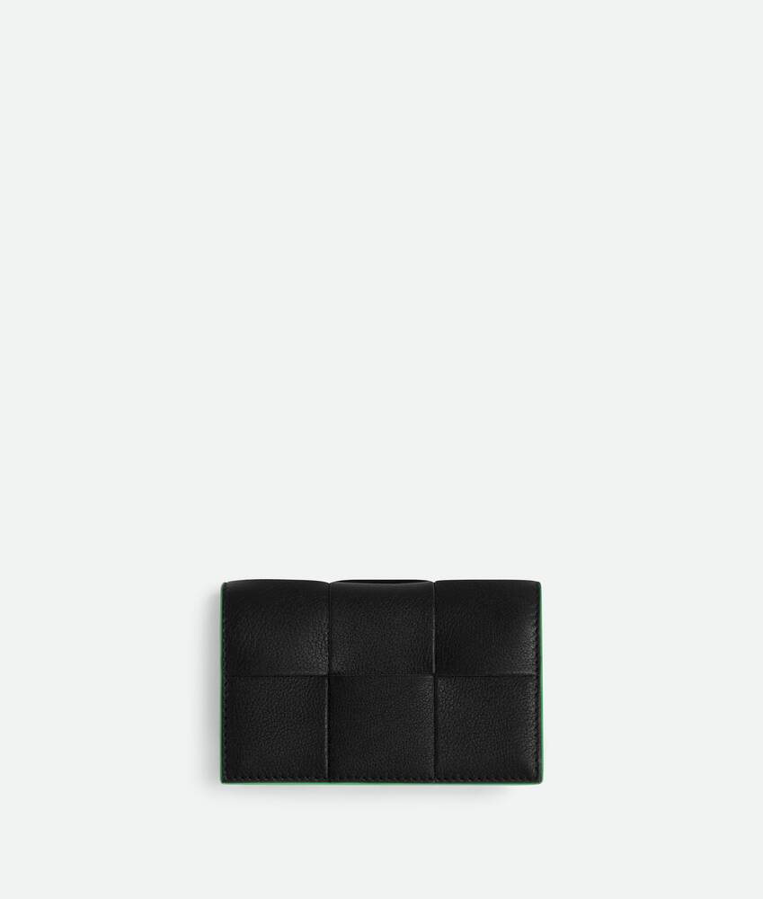 ブラック/パラキートカセット ビジネスカードケース| Bottega Veneta® 日本