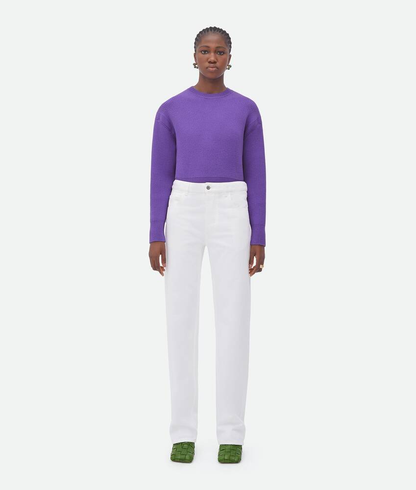 Ein größeres Bild des Produktes anzeigen 1 - Weisse Jeans Im Boyfriend-Stil