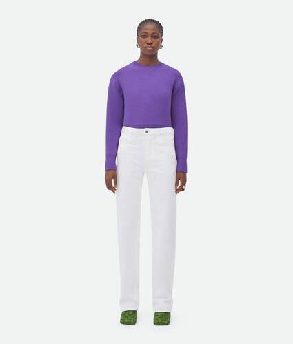 Ein größeres Bild des Produktes anzeigen 1 - Weisse Jeans Im Boyfriend-Stil
