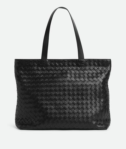 Display a large version of the product image 1 - Large Intrecciato Zipped Tote