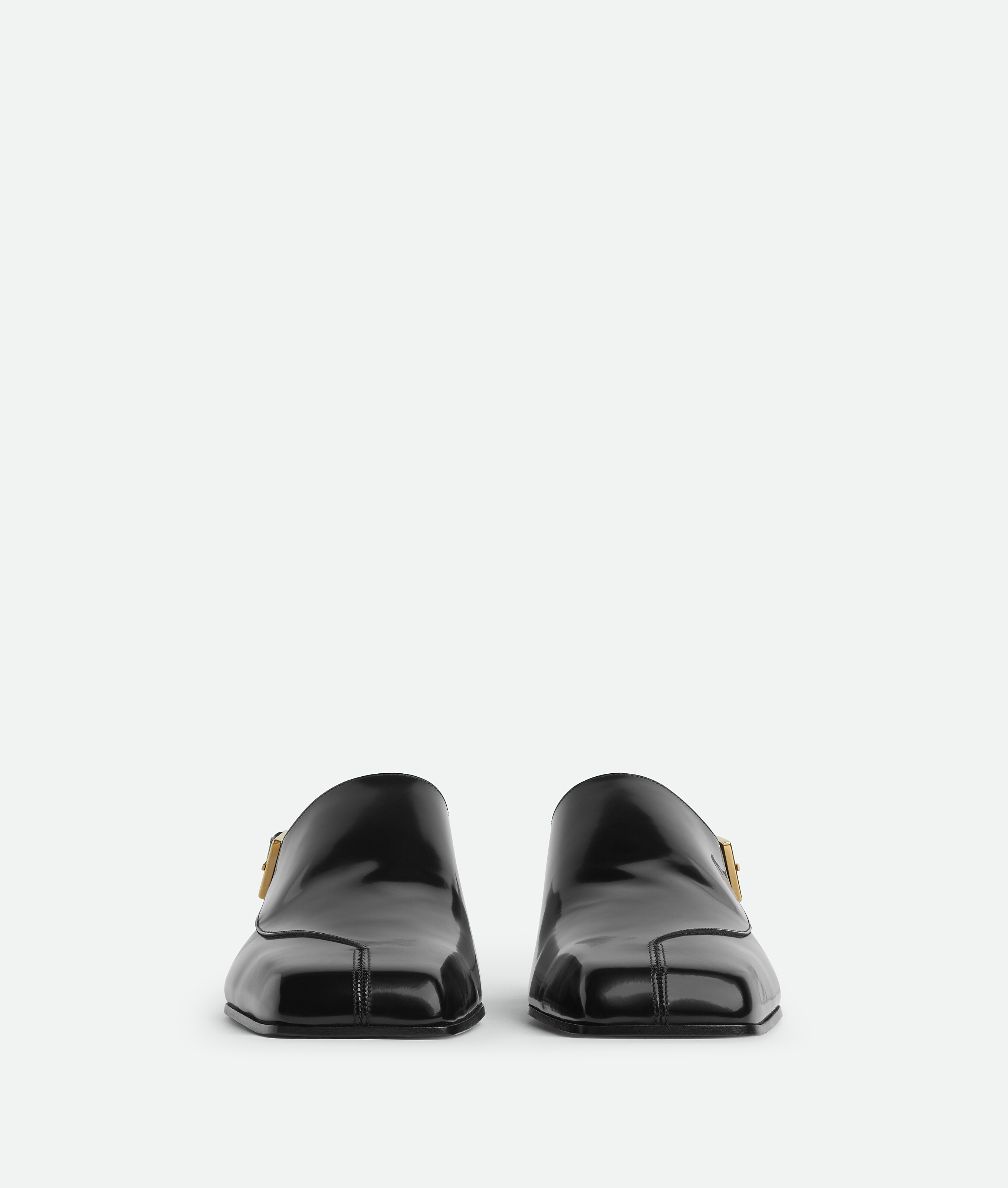 Bottega Veneta Calfskin Monk Strap Jim Shoes In Black