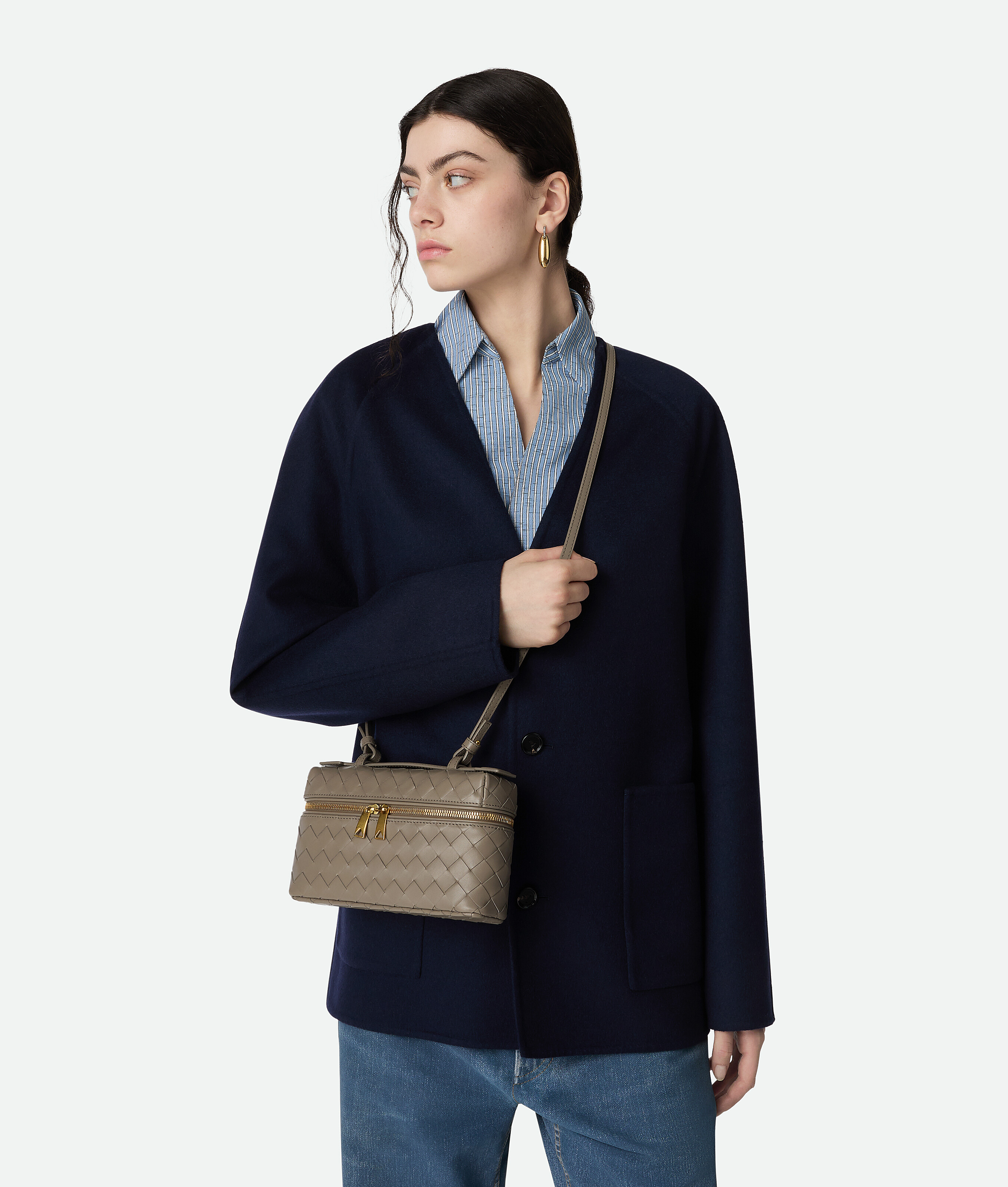 Bottega Veneta Bang Bang Intrecciato Leather Vanity Bag