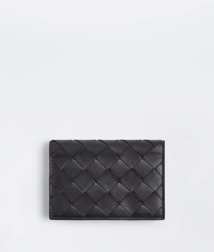 Women's Bi-fold Zip Wallet in Dark Red | Bottega Veneta® US