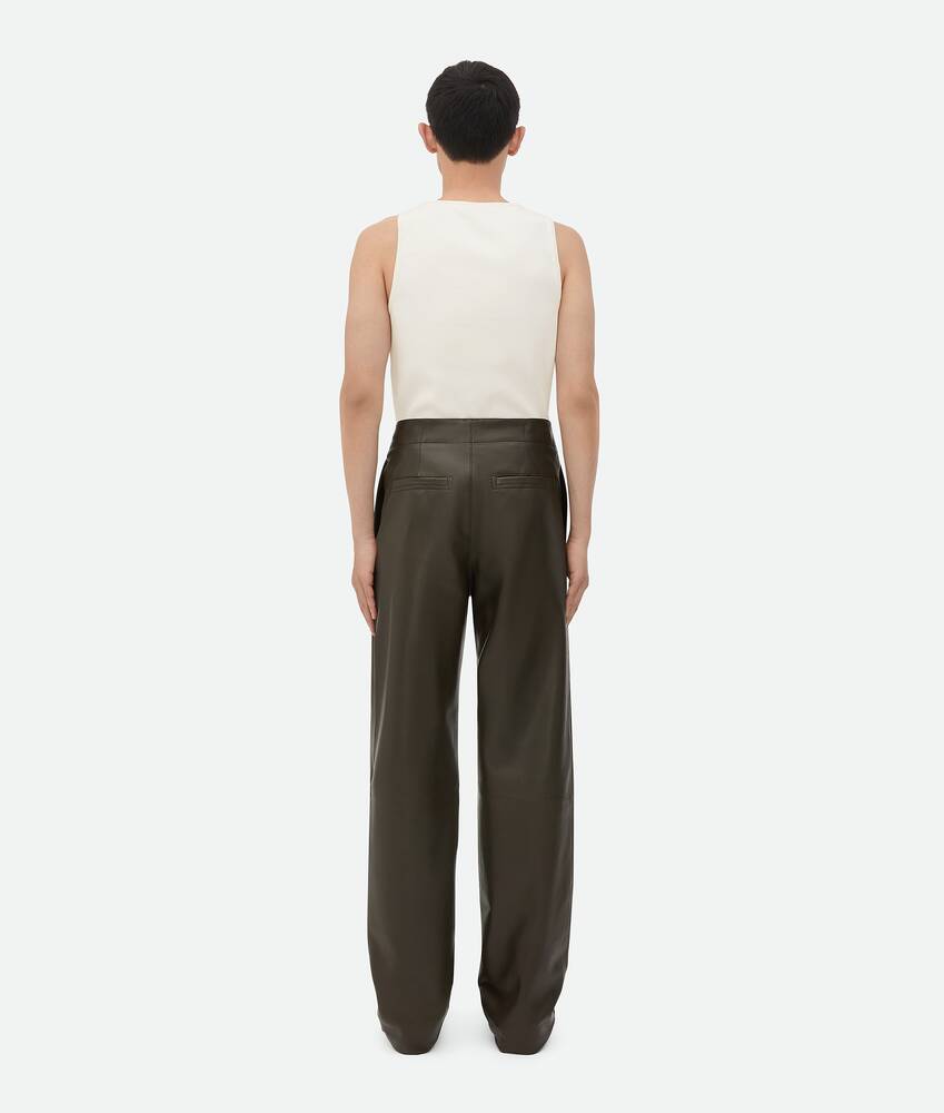 Display a large version of the product image 3 - Leather Wide Leg Trousers