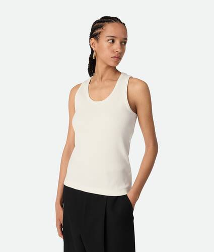 Cotton Ribbed Tank Top