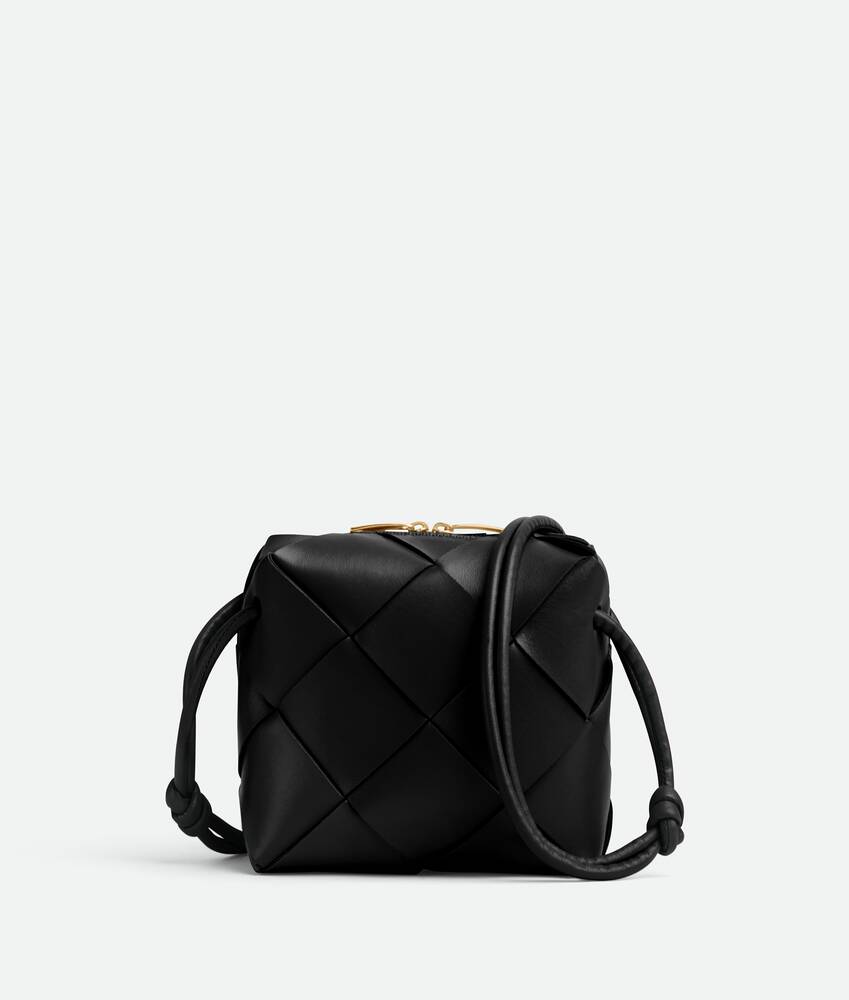 Bottega Veneta® Women's Mini Cassette Camera Bag in Black. Shop