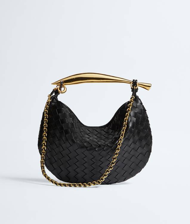 SARDINE 33 WITH CHAIN IN WHITE LAMBSKIN
