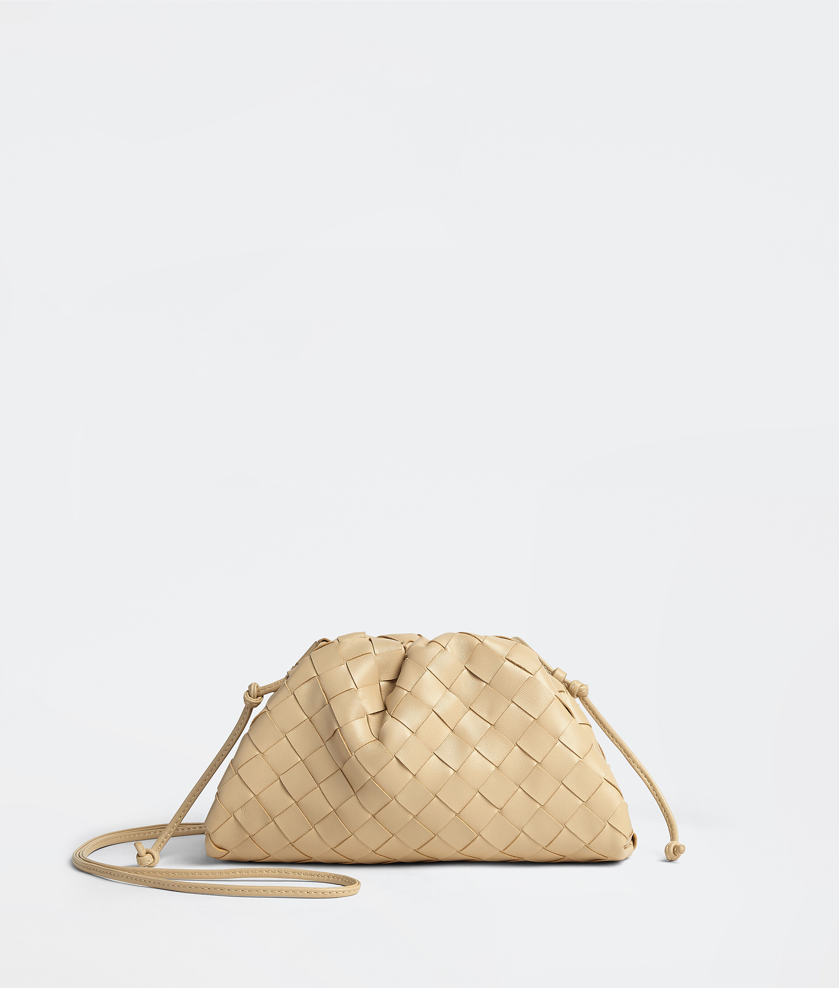 BOTTEGA VENETA The Pouch small intrecciato leather clutch