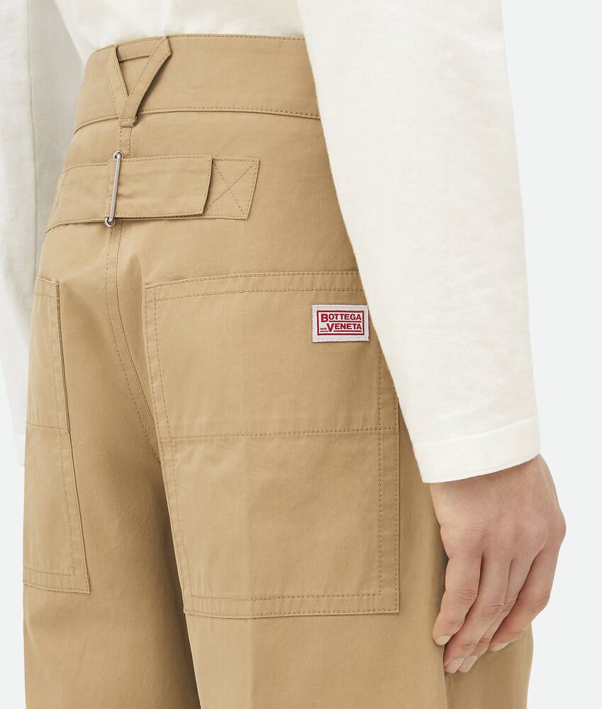 Display a large version of the product image 4 - Light Cotton Twill Cargo Trousers