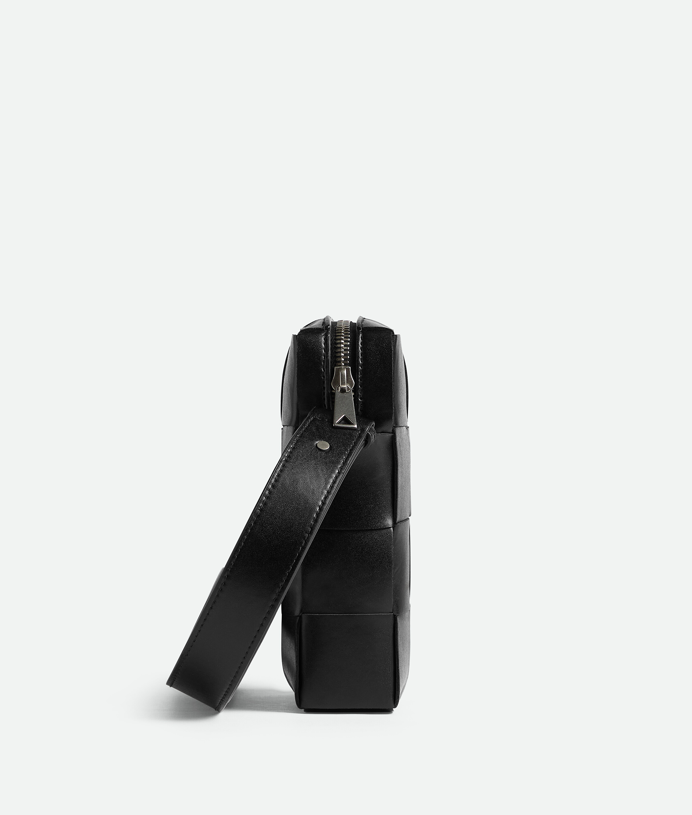 Shop Bottega Veneta Mini Cassette Cross-body Bag In Black