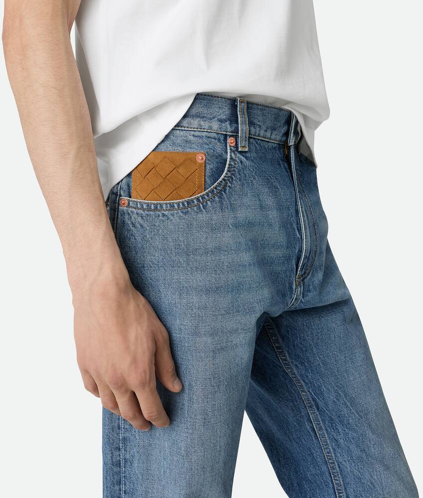 Display a large version of the product image 4 - Vintage Indigo Straight Jeans