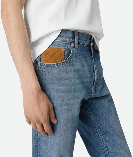 Vintage Indigo Straight Jeans