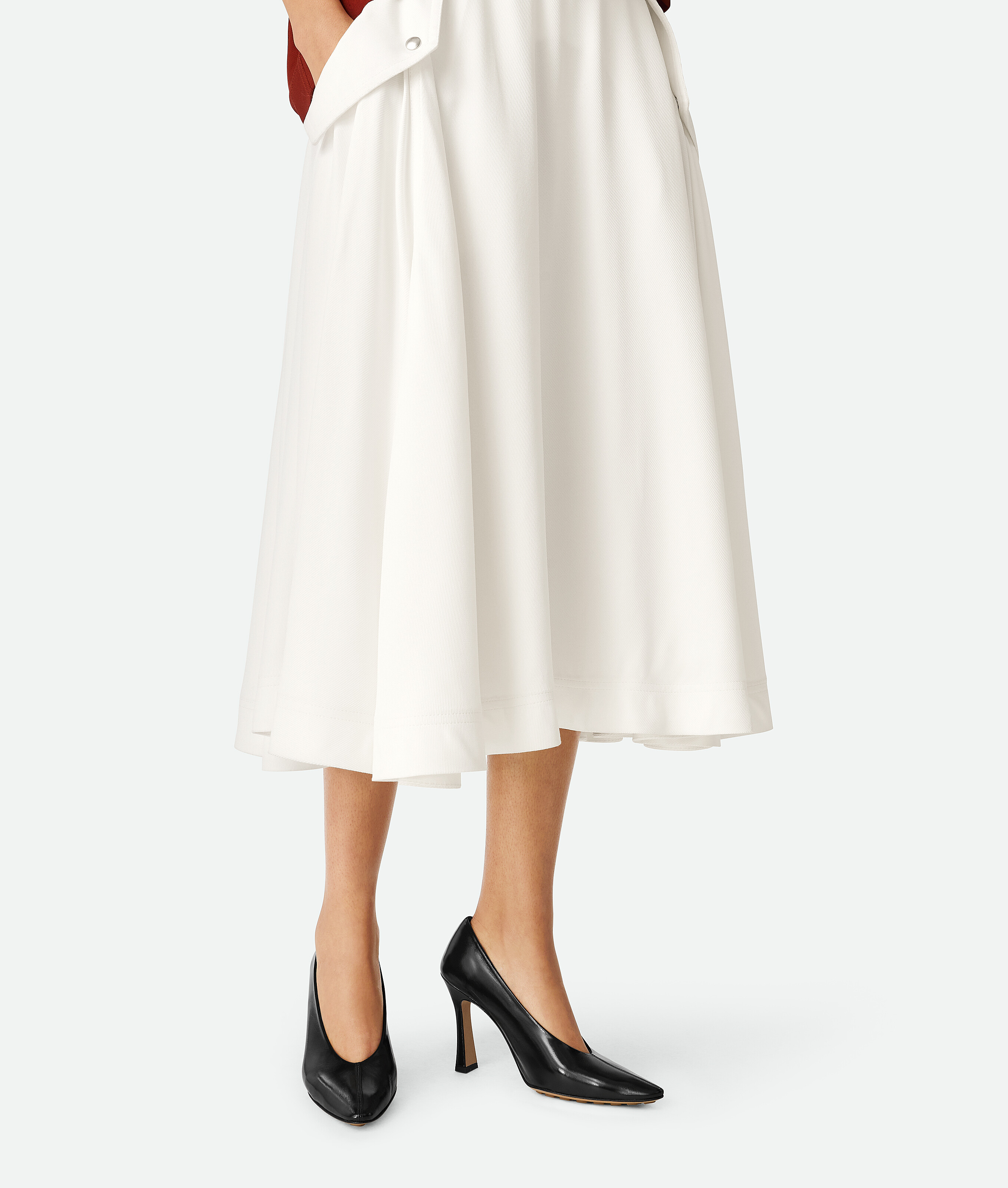 Bottega Veneta Scarpe Con Tacco Sofia In Pelle Verde Scuro Donna In Black