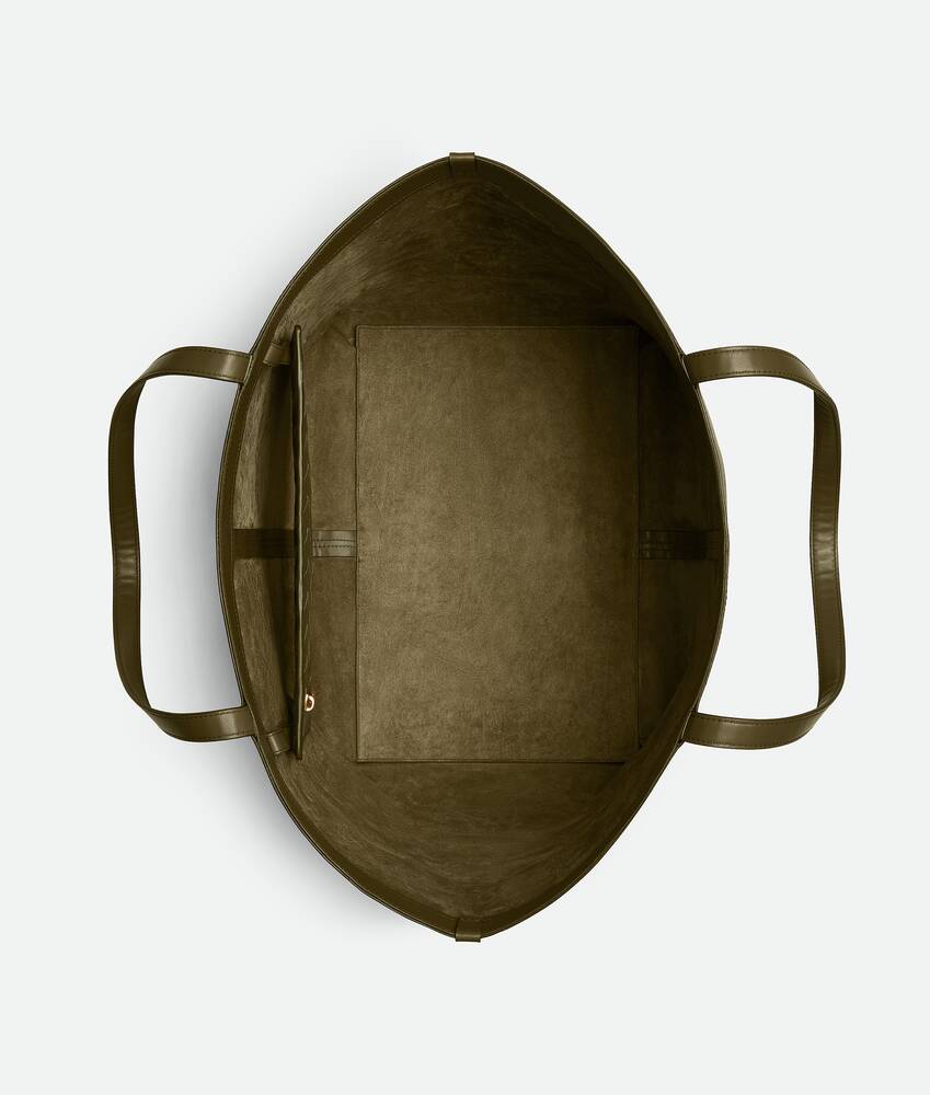 BOTTEGA VENETA East/West Large Intrecciato Leather Tote Bag for Men