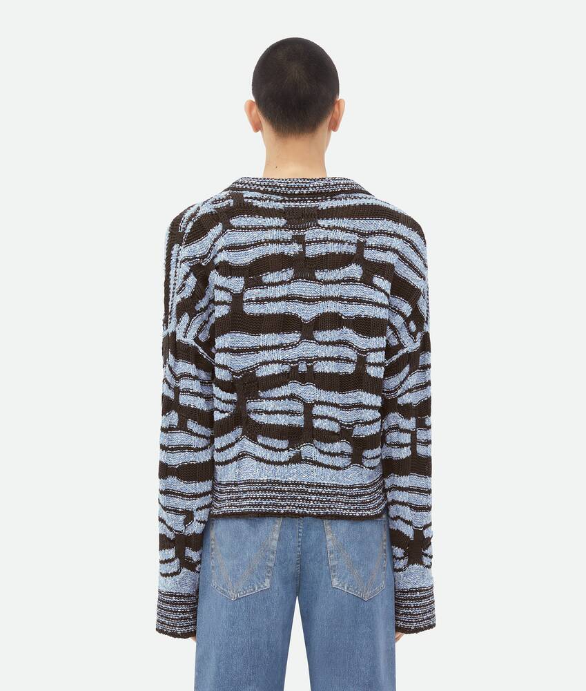 Display a large version of the product image 3 - Distorted Stripe Cotton Jumper
