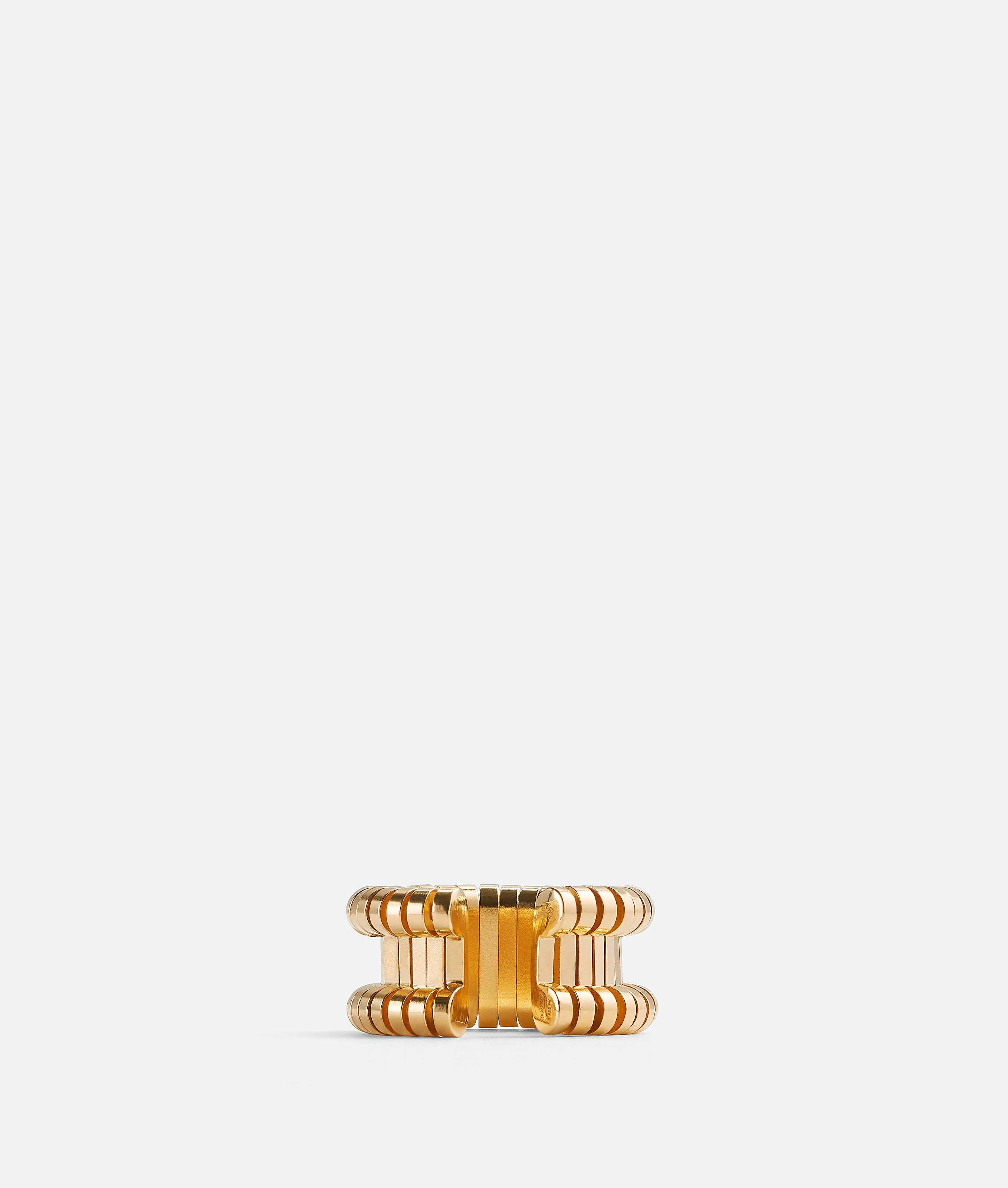 Shop Bottega Veneta Staple Ring In Gold
