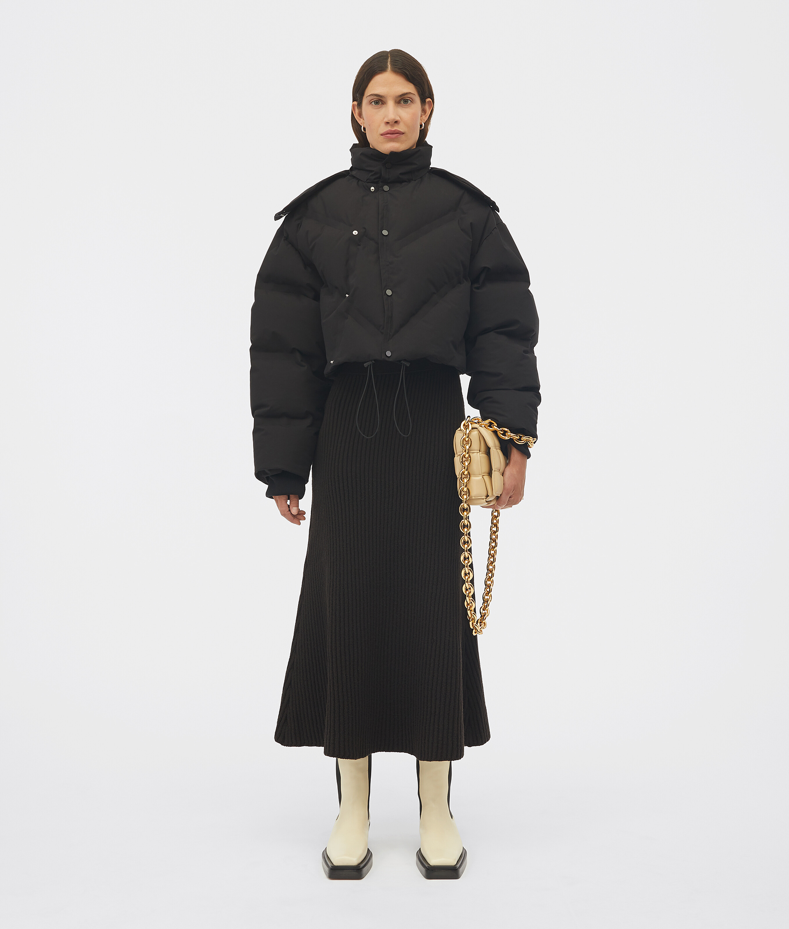 Women's PUFFER JACKET in Black Bottega Veneta Hong Kong SAR China EN - Image 2