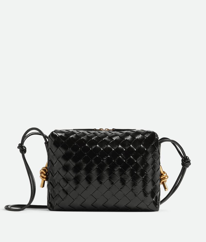 Bottega Veneta® Women's Small Loop Camera Bag in Black. Shop online now.