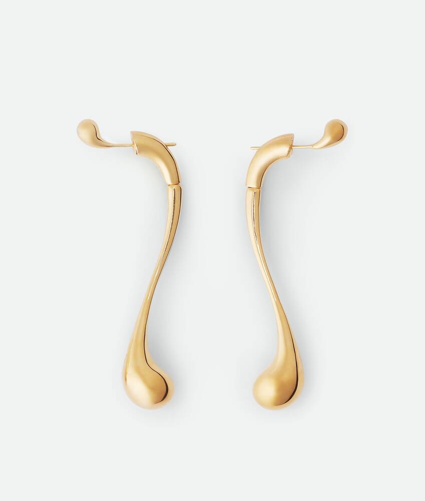 Bottega Veneta® Women's Drop Earrings in Yellow Gold. Shop online now.