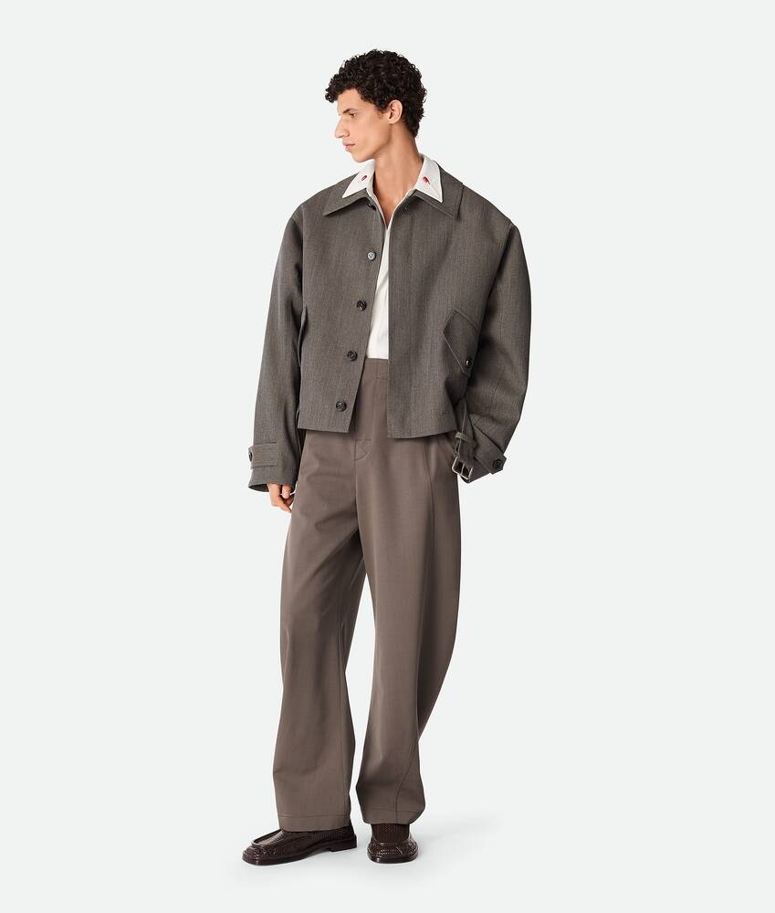 Display a large version of the product image 4 - Wool Twill Bomber Jacket