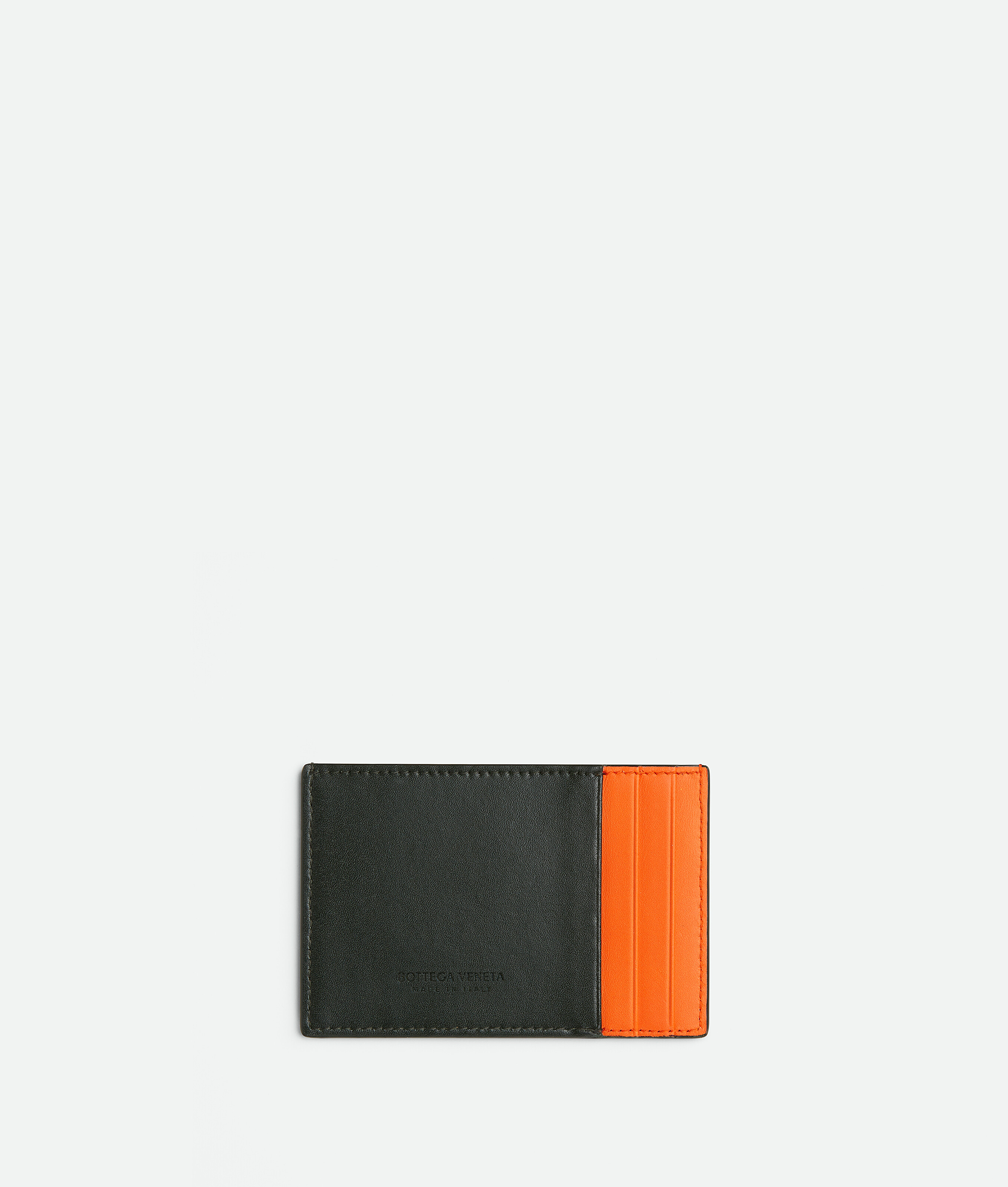 Shop Bottega Veneta Cassette Credit Card Case In Multicolor
