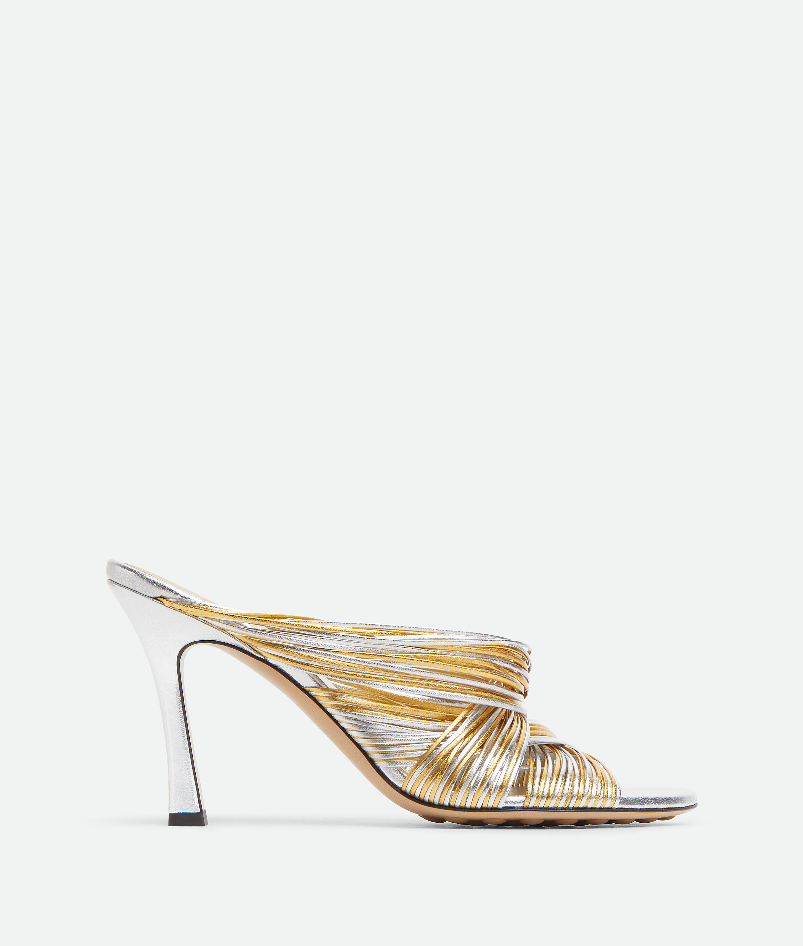 Bottega Veneta Rana Mule In Gold