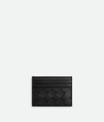 ブラックイントレチャート クレジットカードケース| Bottega Veneta® 日本