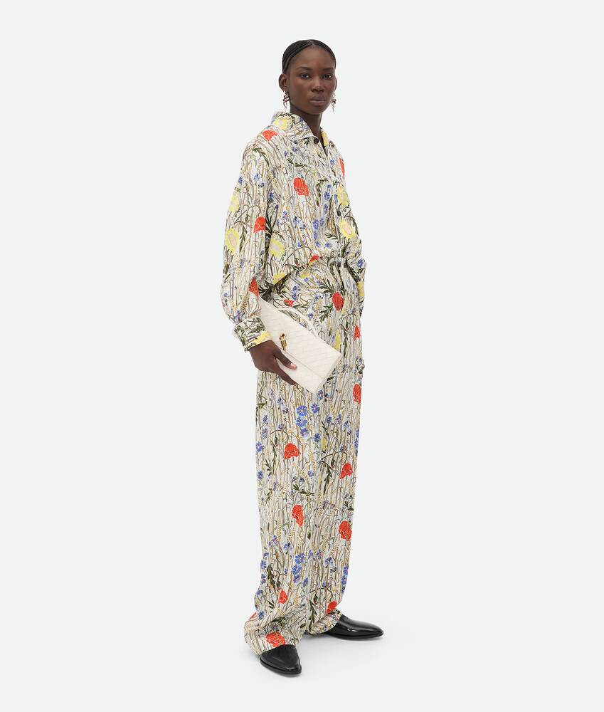 Display a large version of the product image 1 - Flower Viscose And Silk Pyjama Set 