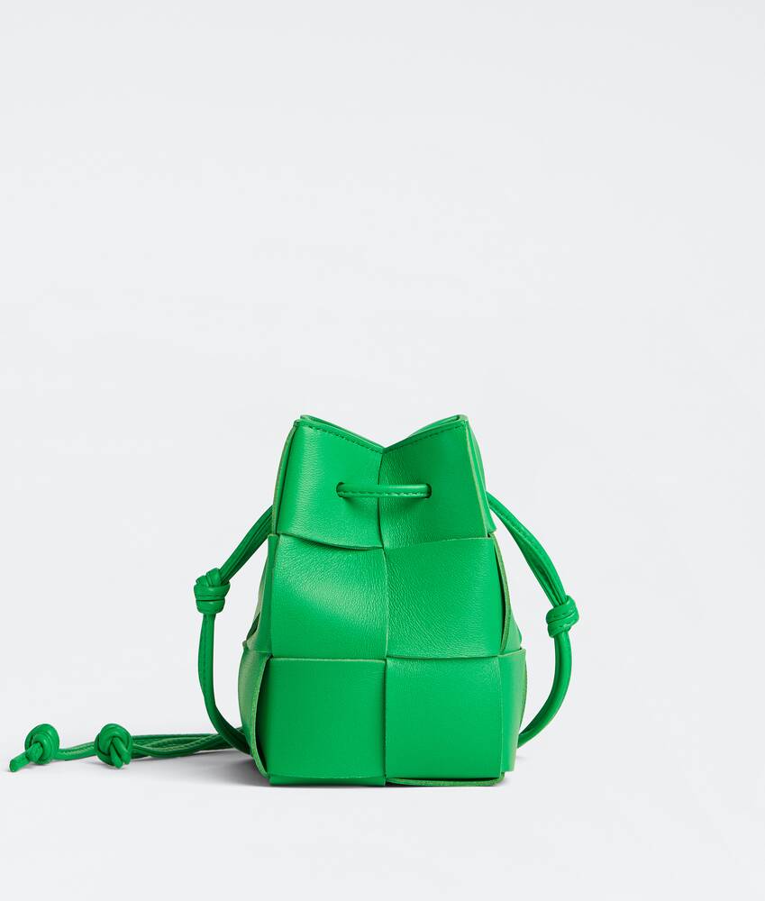 Bottega Veneta Green Mini Cassette Tote