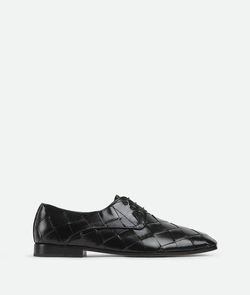 Roma Lace-Up Shoe in BLACK Bottega Veneta® PL