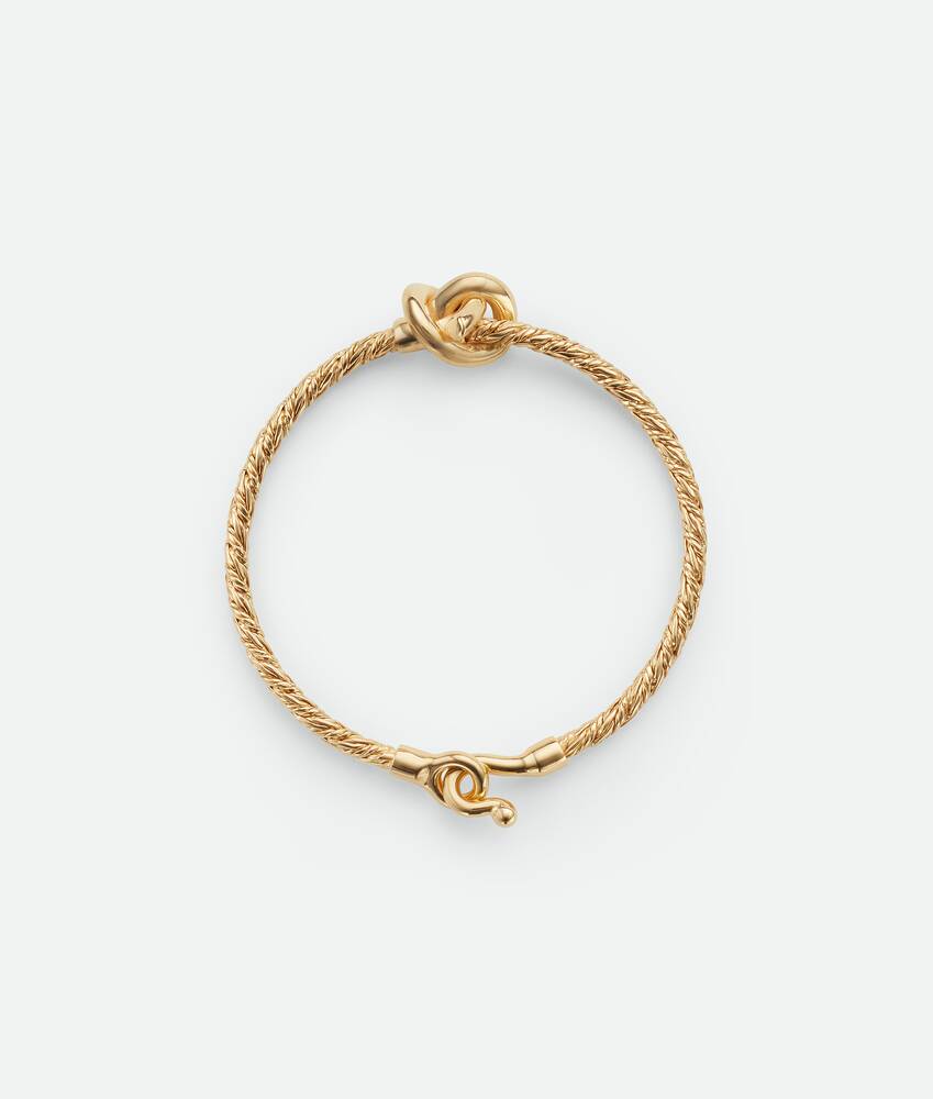イエローゴールドノット ブレスレット| Bottega Veneta® 日本 イエローゴールドノット ブレスレット| Bottega Veneta® 日本