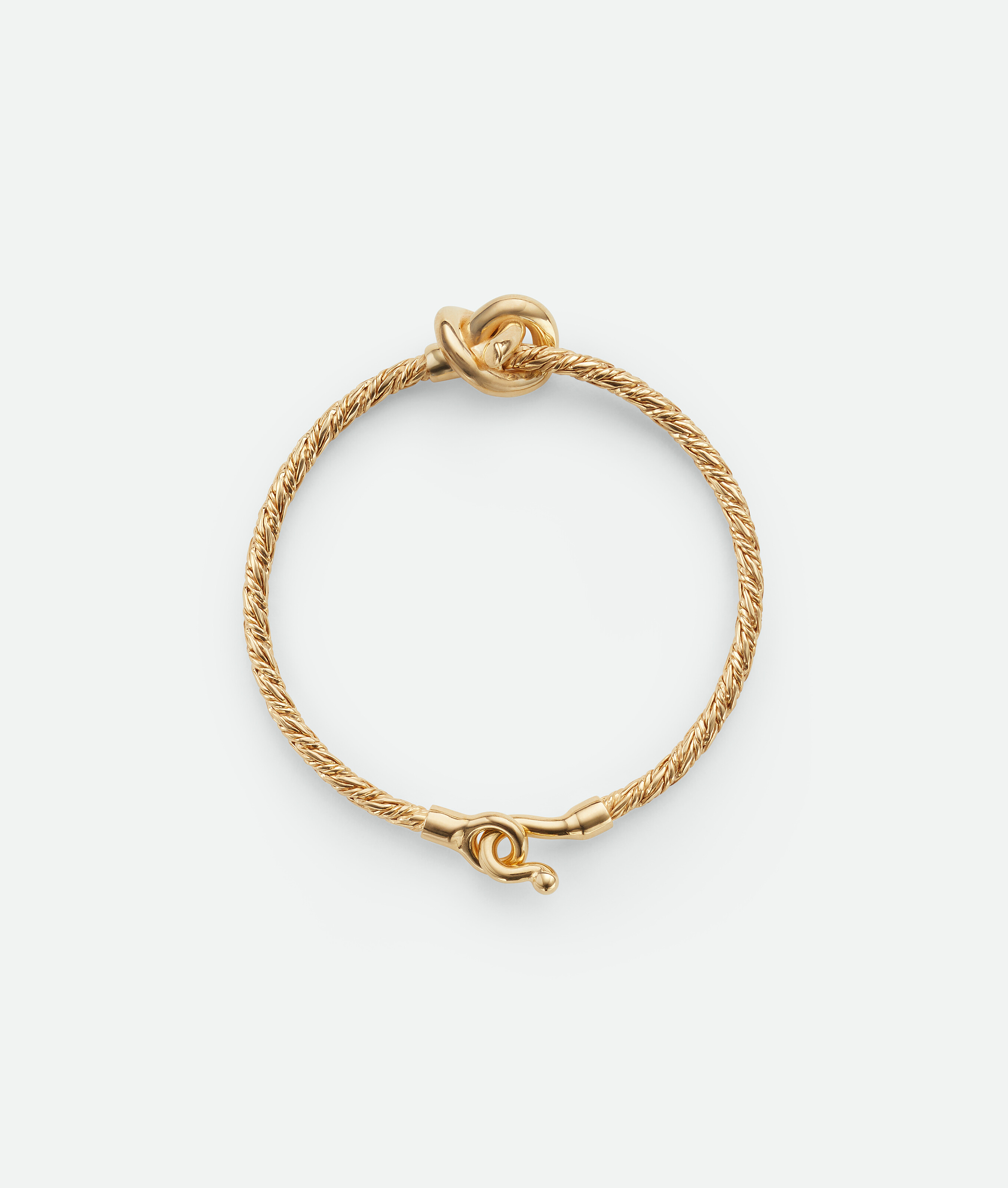 Bottega Veneta Knot Bracelet - Yellow Gold - Woman - L
