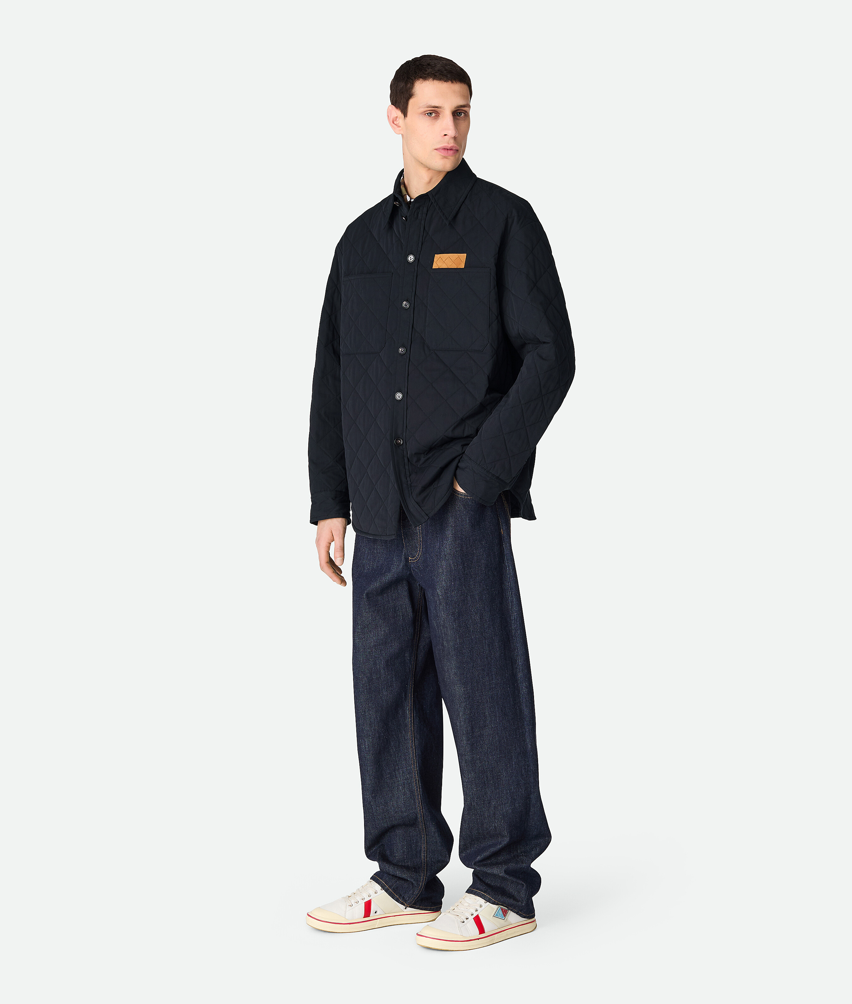 Bottega Veneta Sneakers Eliot In Tela Avorio  Uomo In Neutral