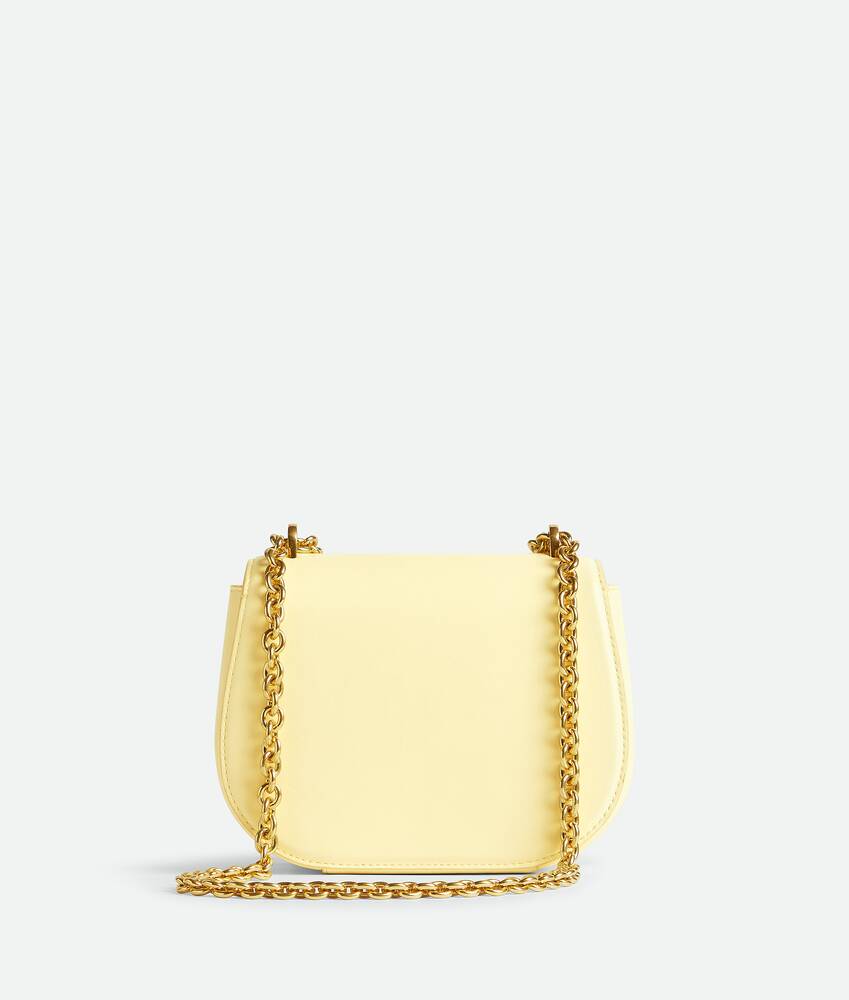 Bottega Veneta Mini Chain Desiree Cross-body Bag - Yellow - Woman - Calfskin