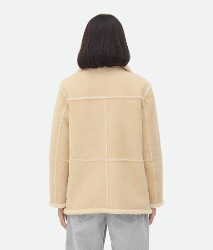 Blouson en shearling mérinos