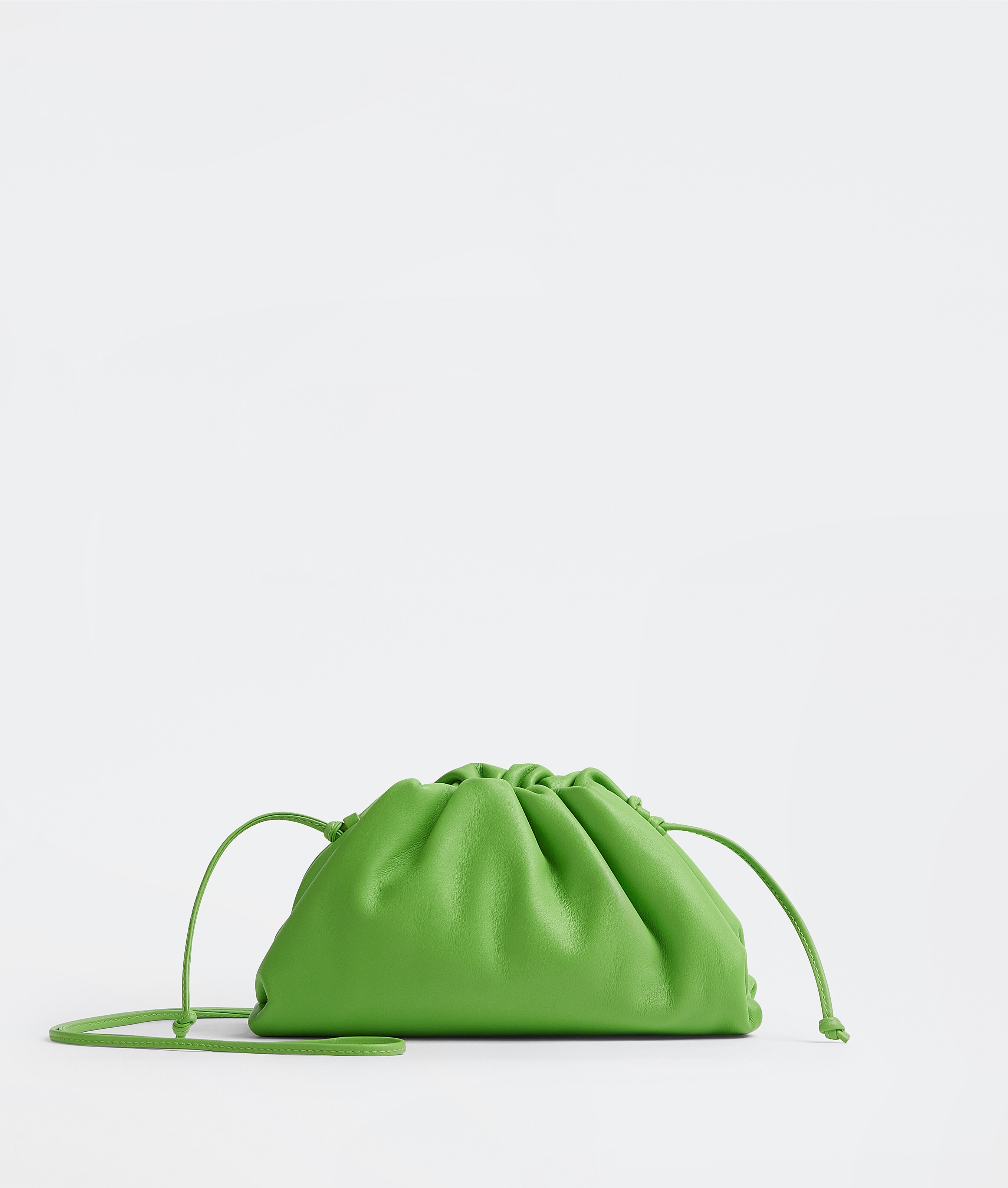 Women S Mini Pouch In Acid Green Bottega Veneta Nl