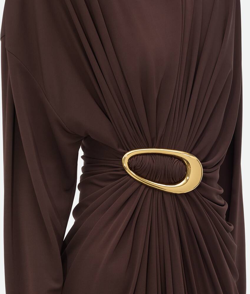 Display a large version of the product image 4 - Crepe Viscose Jersey Dress