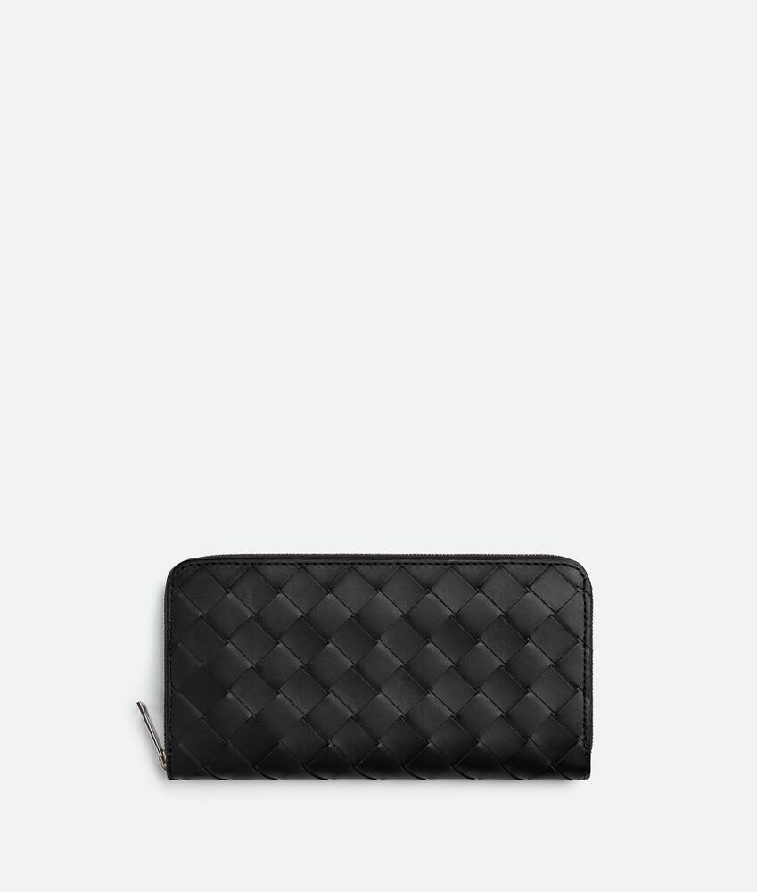 Display a large version of the product image 1 - Intrecciato Zip Around Wallet