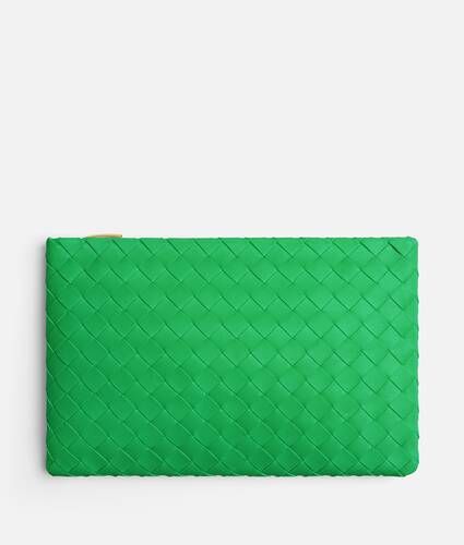 Intrecciato Medium Flat Pouch