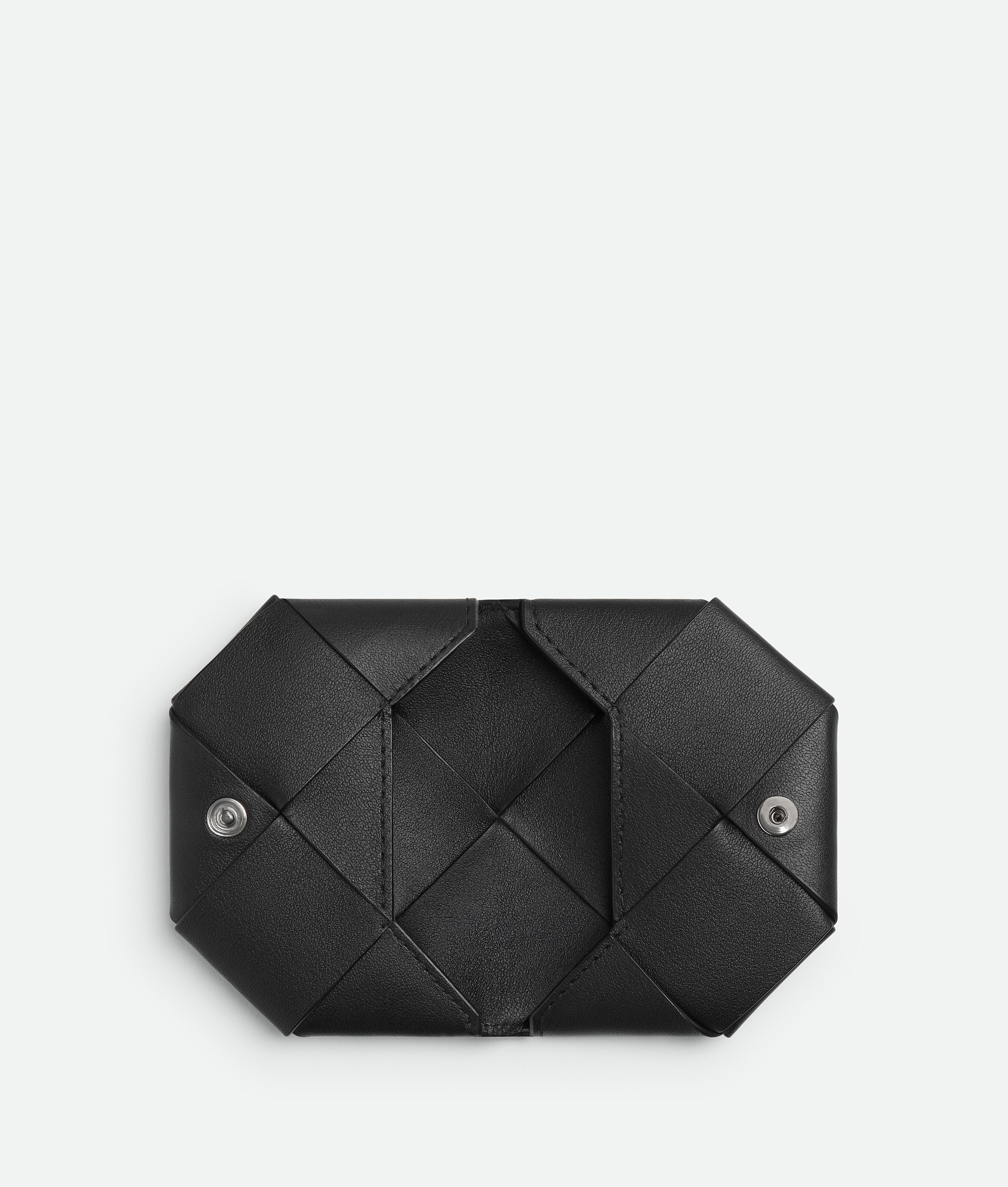 Bottega Veneta Diago Folded Card Case In Black