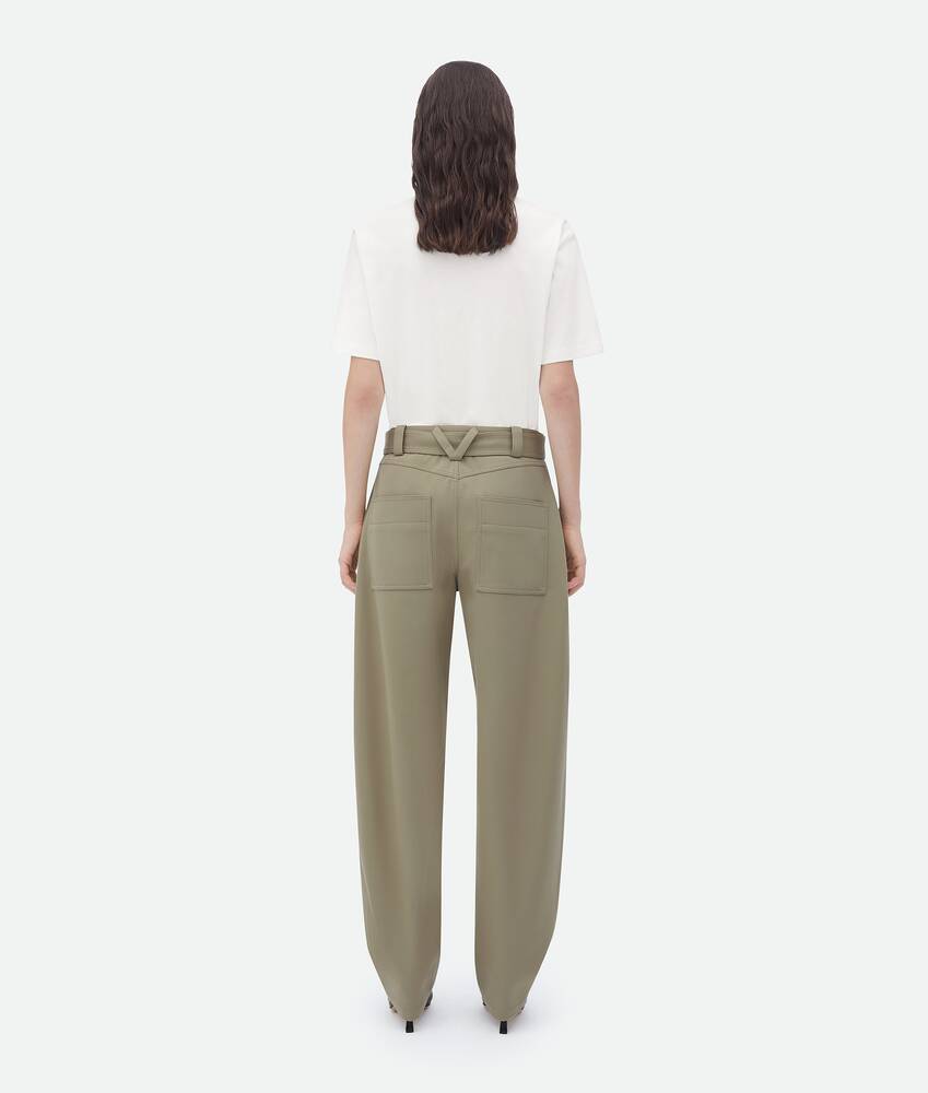 Display a large version of the product image 3 - Tapered Leg Grain De Poudre Pants