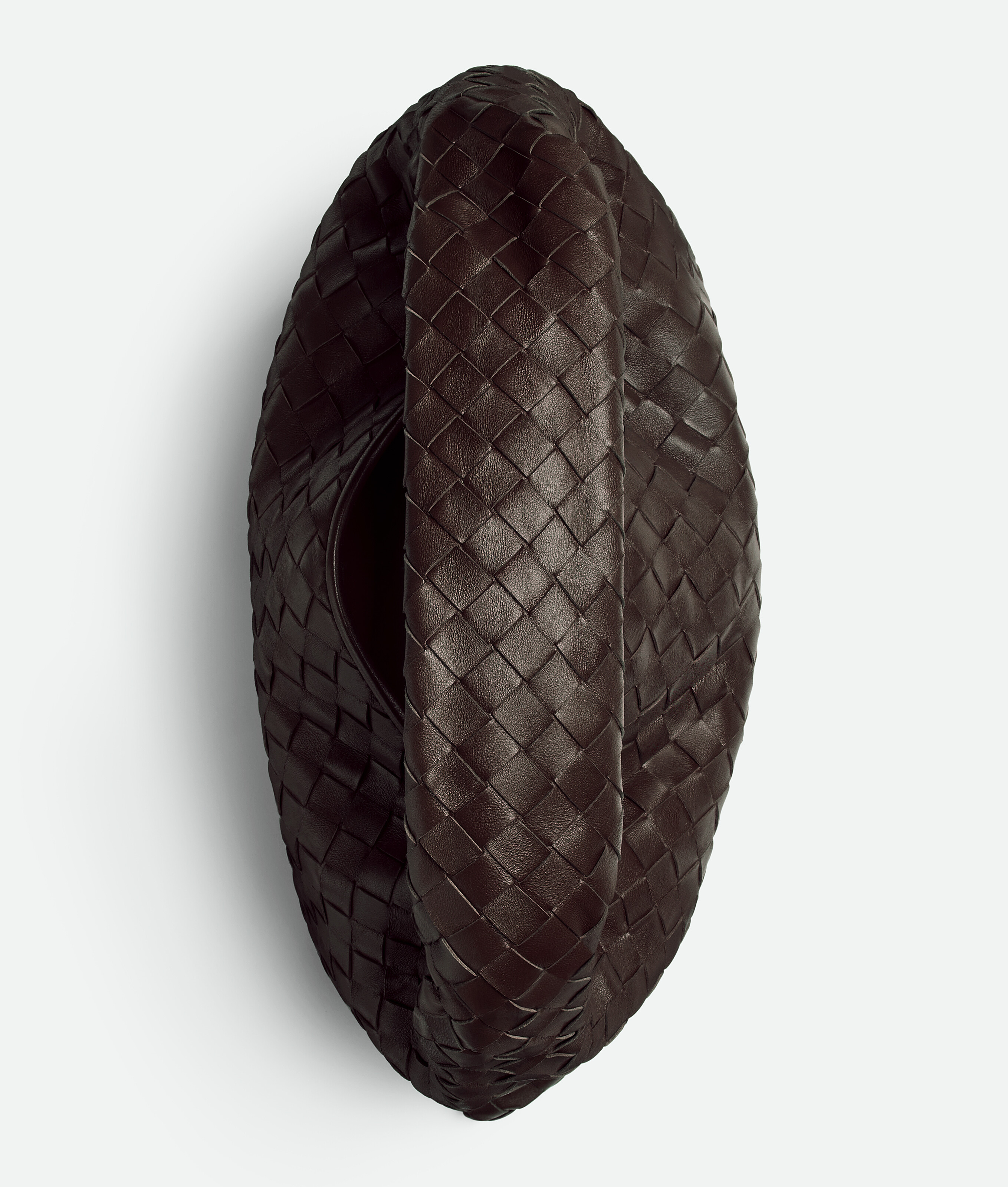 Bottega Veneta Women Hop Intecciato Leather Shoulder Bag In Fondant